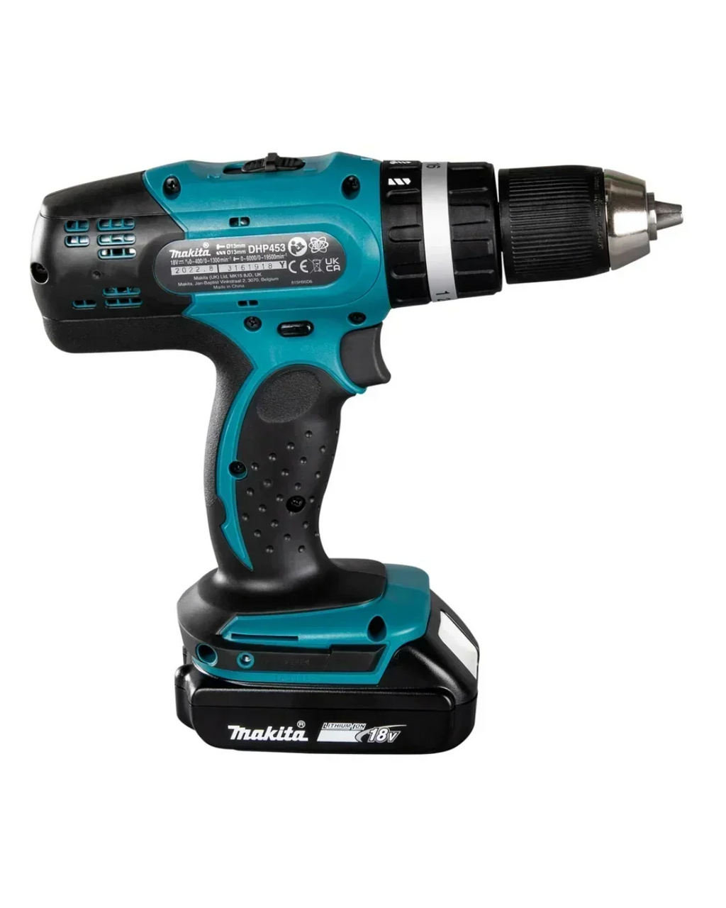 TRAPANO AVVITATATORE MAKITA C/PERCUSSIONE 18V DHP453RF3J