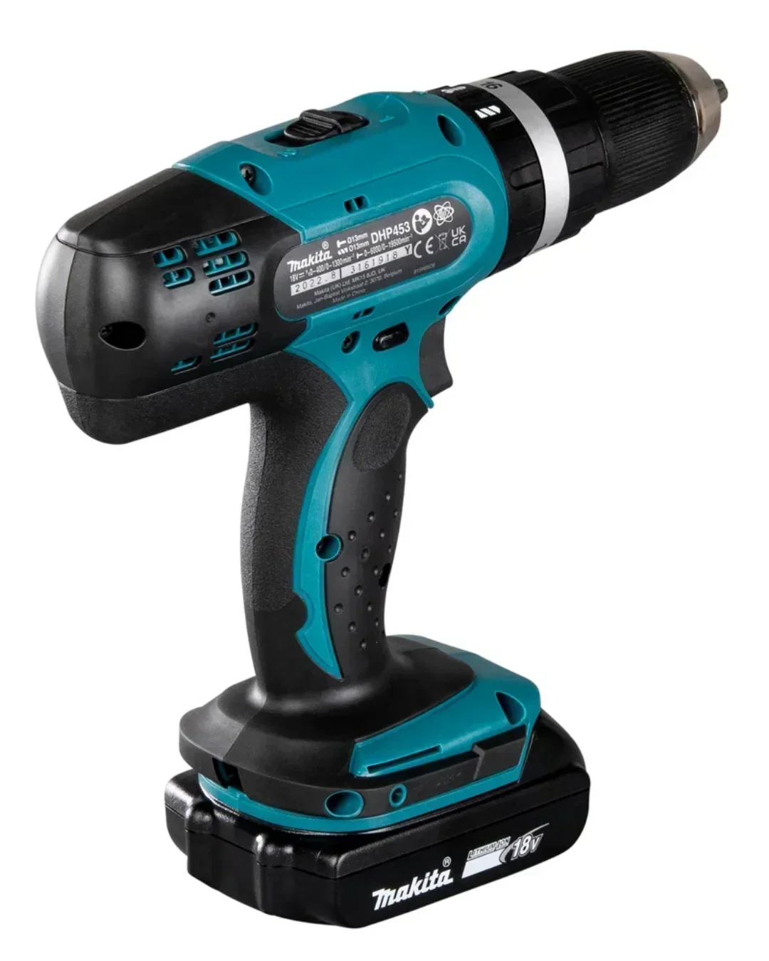 TRAPANO AVVITATATORE MAKITA C/PERCUSSIONE 18V DHP453RF3J