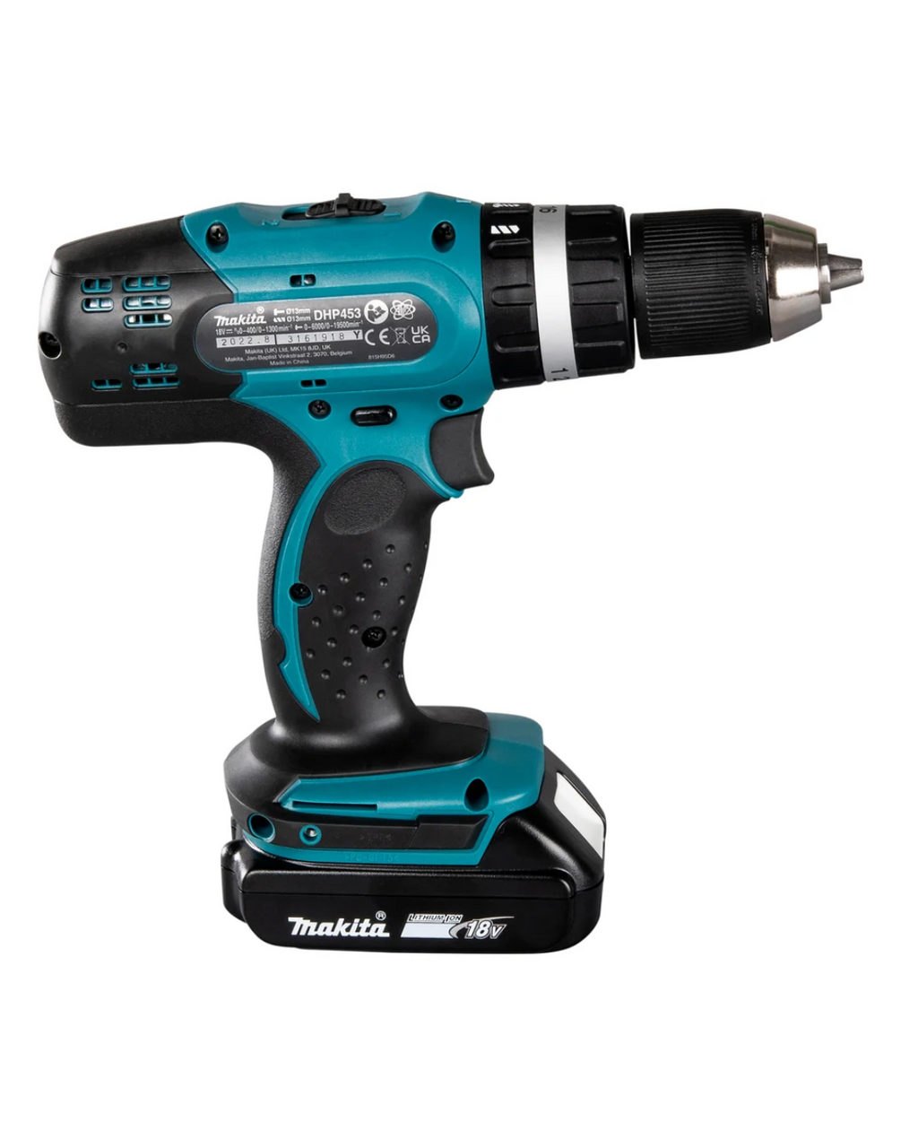 TRAPANO AVVITATORE A PERCUSSIONE 18V MAKITA DHP453RFJ