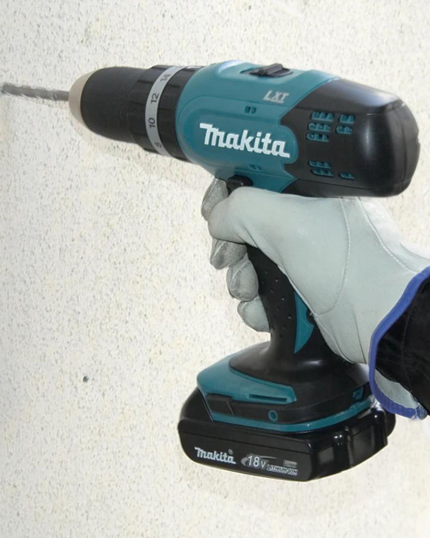TRAPANO AVVITATORE A PERCUSSIONE 18V MAKITA DHP453RFJ