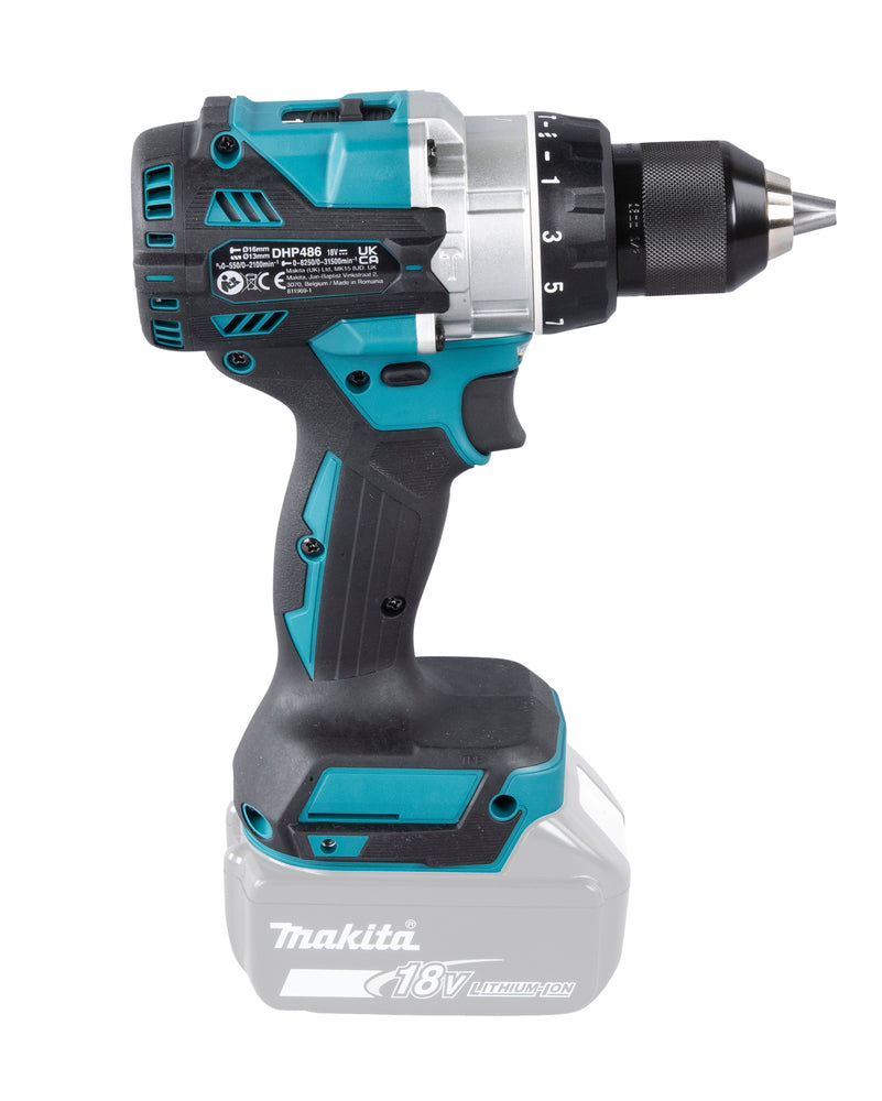 Trapano avvitatore con percussione makita DHP486ZJ
