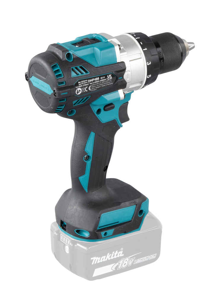 Trapano avvitatore con percussione makita DHP486ZJ