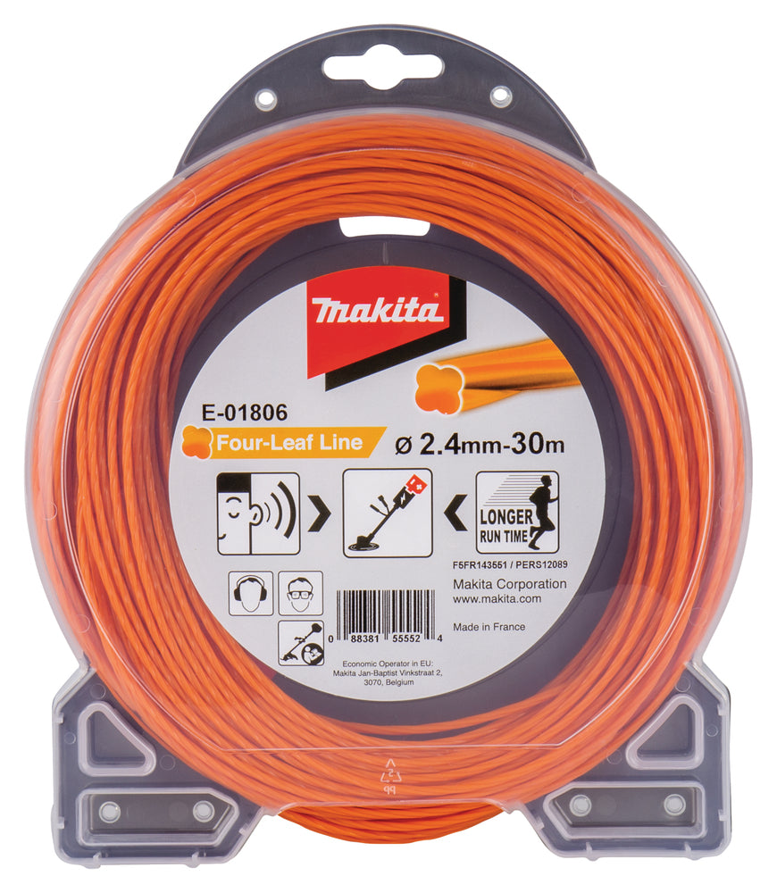 Filo in nylon Four-Leaf 2,4mm arancione E-01806
