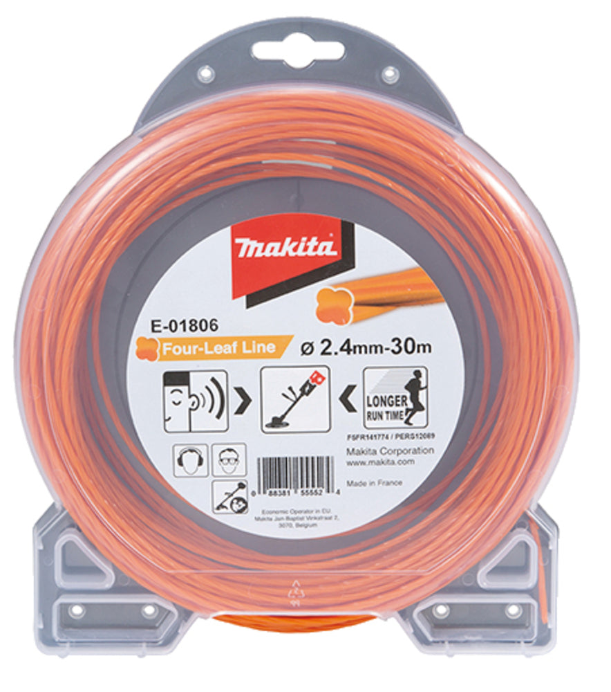 Filo in nylon Four-Leaf 2,4mm arancione E-01806