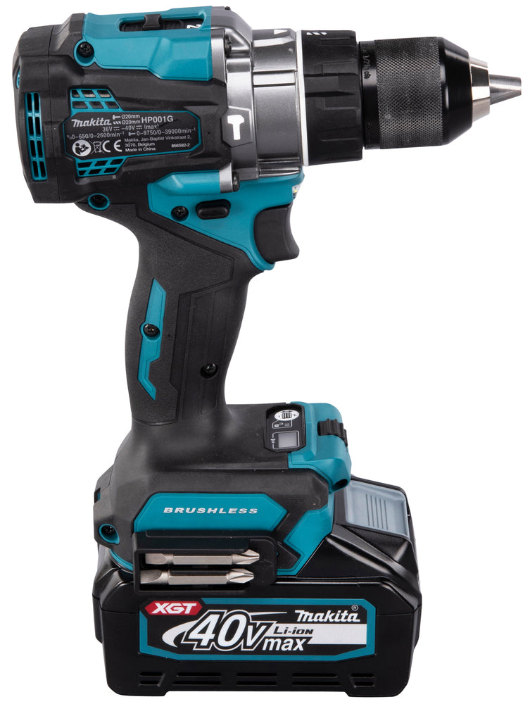 Trapano avvitatore con percussione makita HP001GM201
