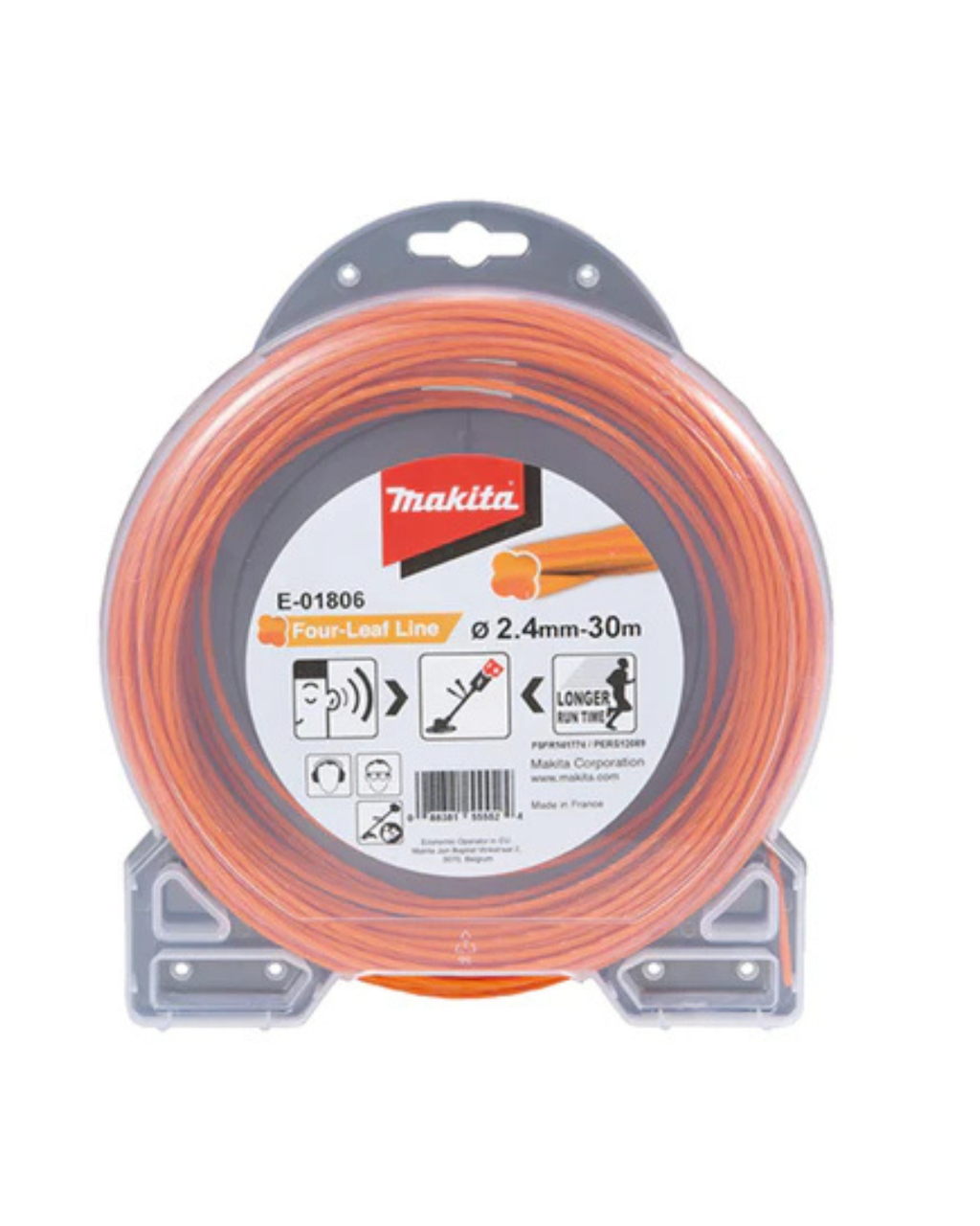 Filo in nylon Four-Leaf 2,4mm arancione E-01806
