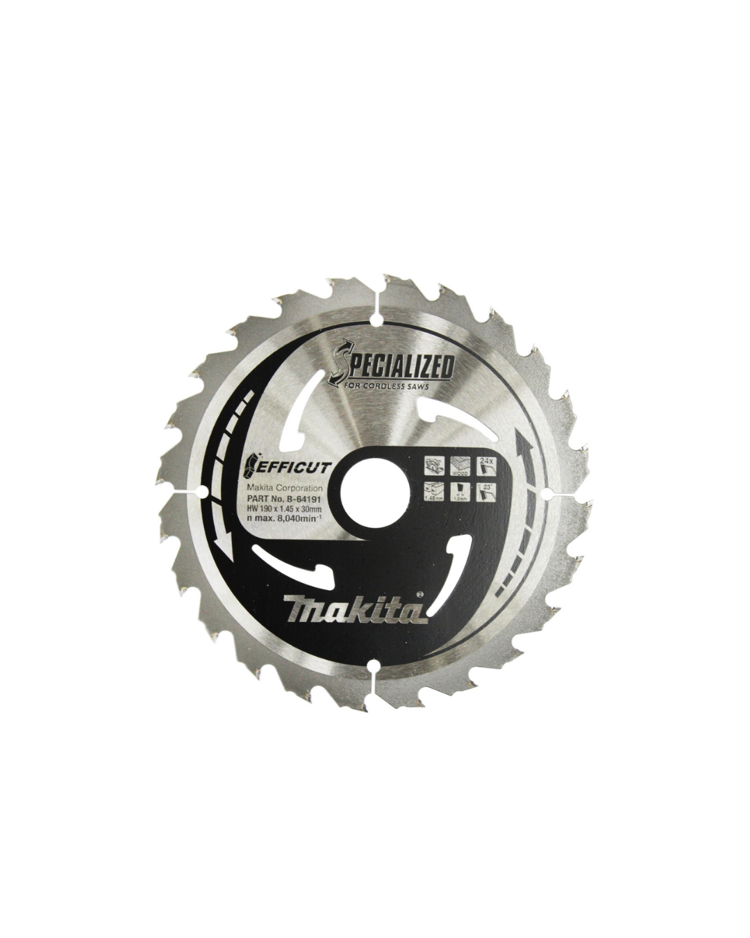 LAMA EFFICUT PER SEGA CIRCOLARE 190X30 MAKITA B-64191