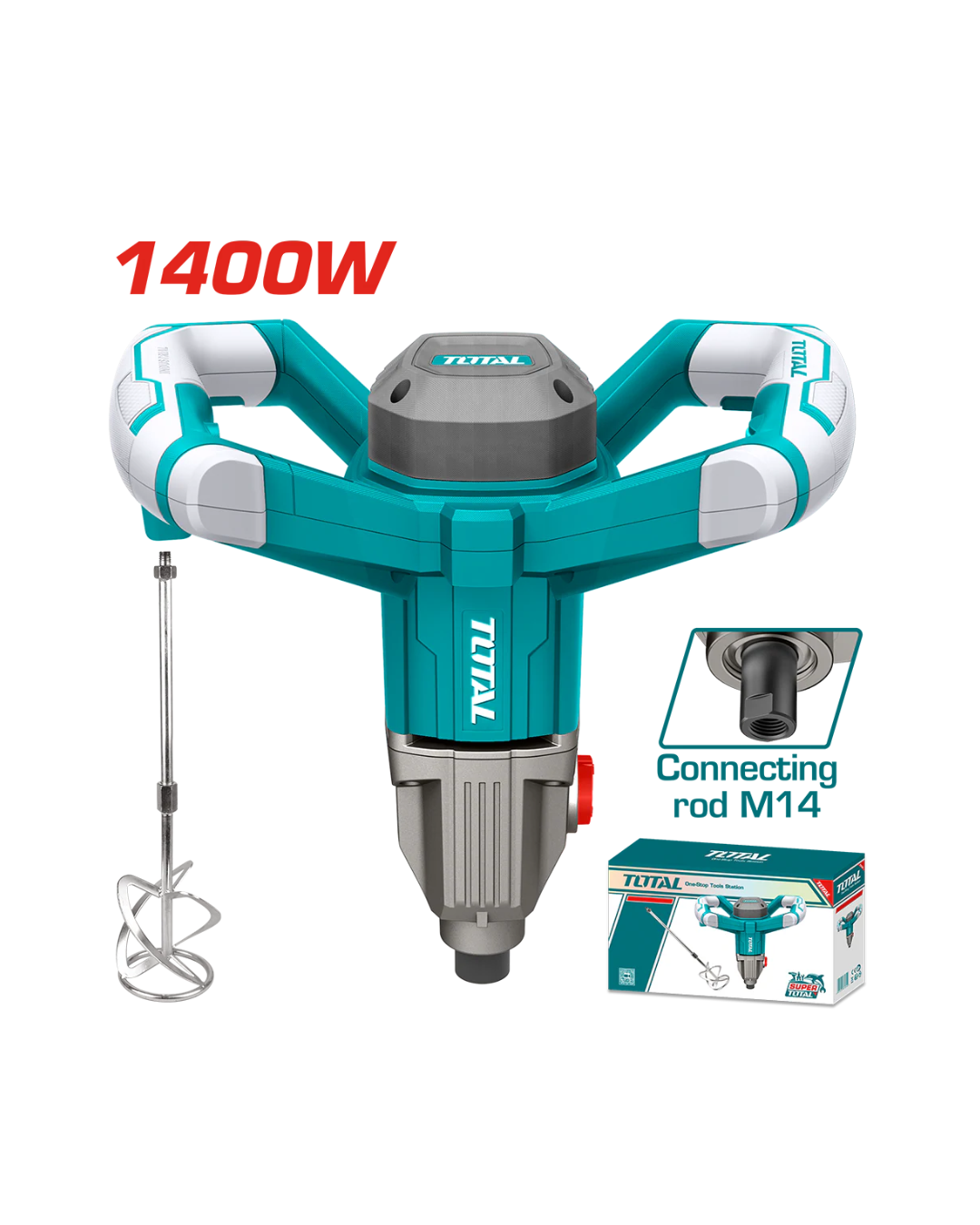 MISCELATORE 1400W TOTAL TD614006