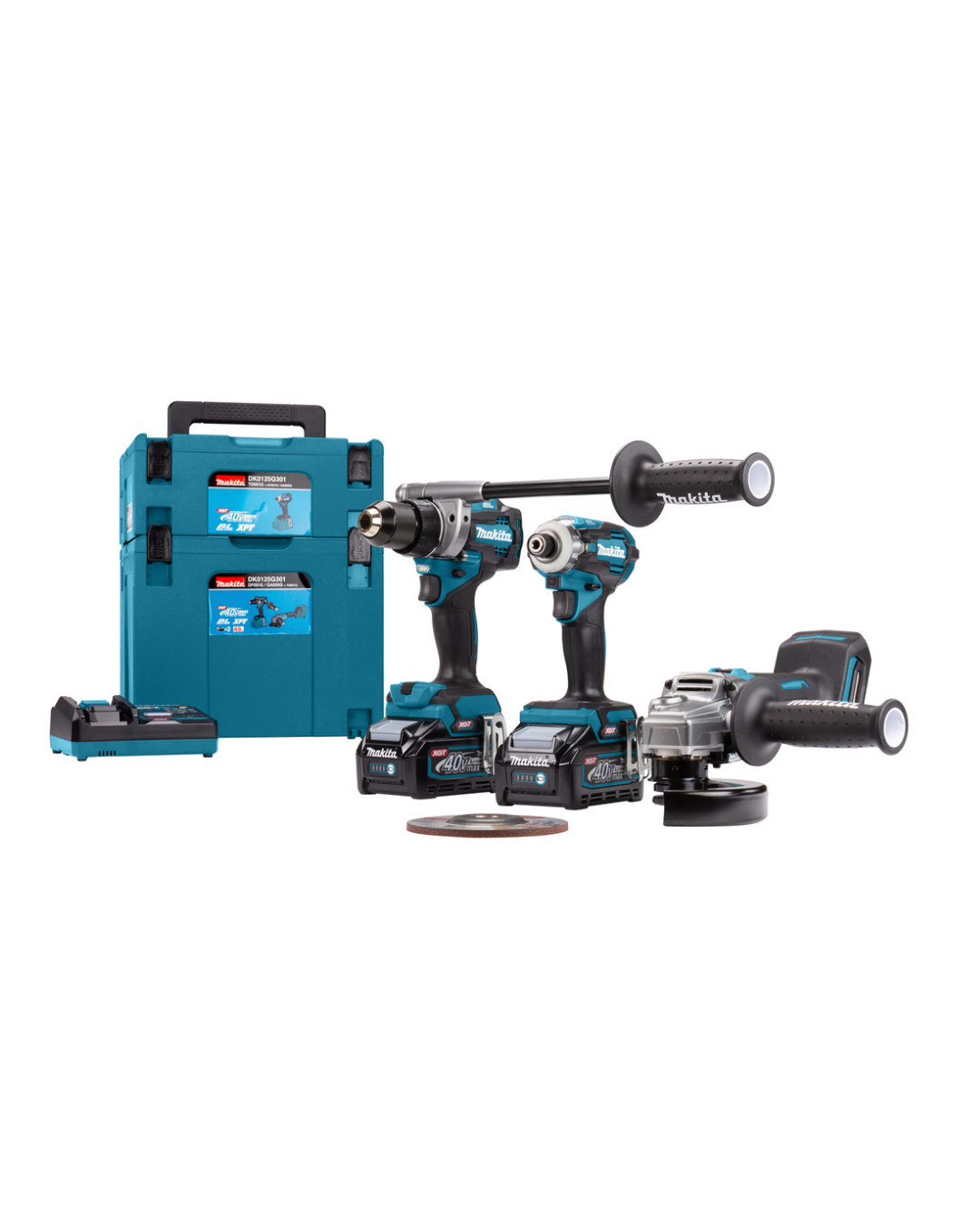 SET 3 ELETTROUTENSILI 40V CON BATTERIA MAKITA DK0125G301