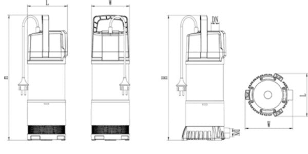 Leo LKS1102SE Pompa Sommersa Elettronica kw 0.75 hp 1