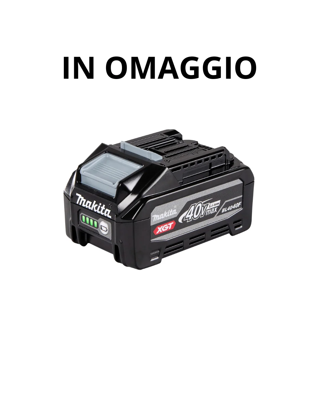 KIT COMBINATO MAKITA GA023GZ01+HR002GM202+HP002GZ01 IN OMAGGIO 2 BATTERIE 40V